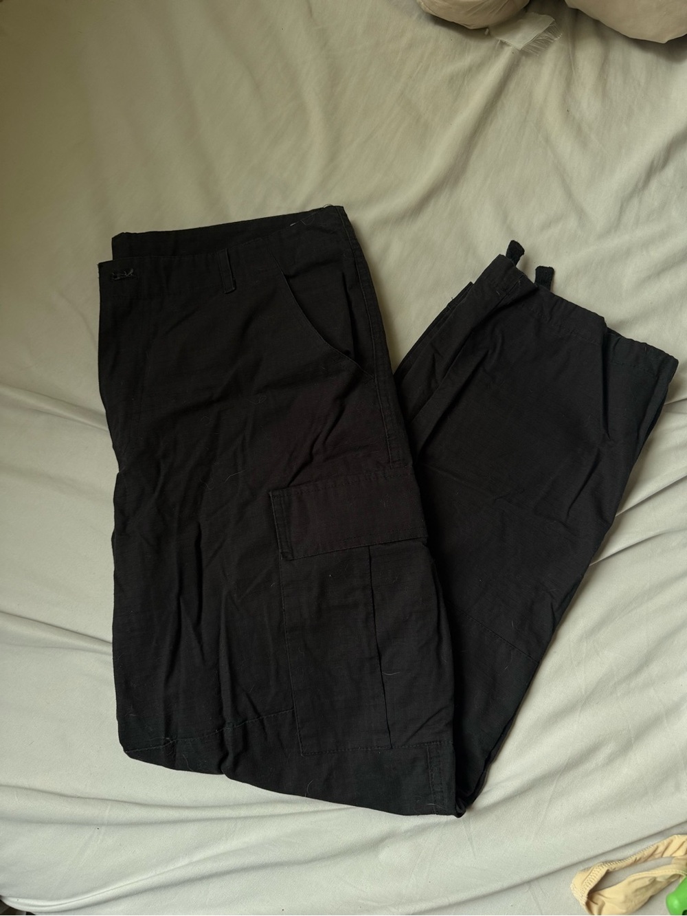 Black cargo pants